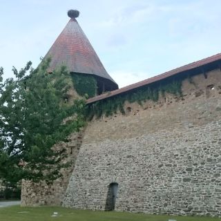 Die Burgmauer - Burg Hohenberg an der Eger in der ErlebnisRegion Fichtelgebirge